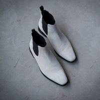 Blanc Chelsea Boots