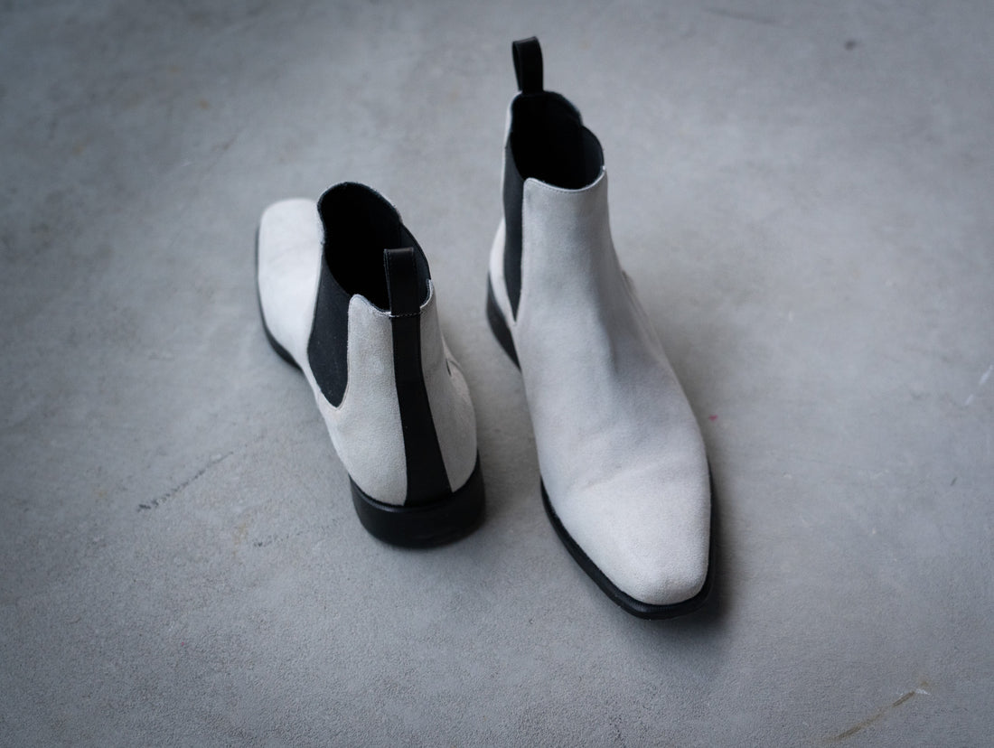 Blanc Chelsea Boots