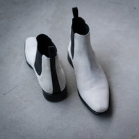 Blanc Chelsea Boots