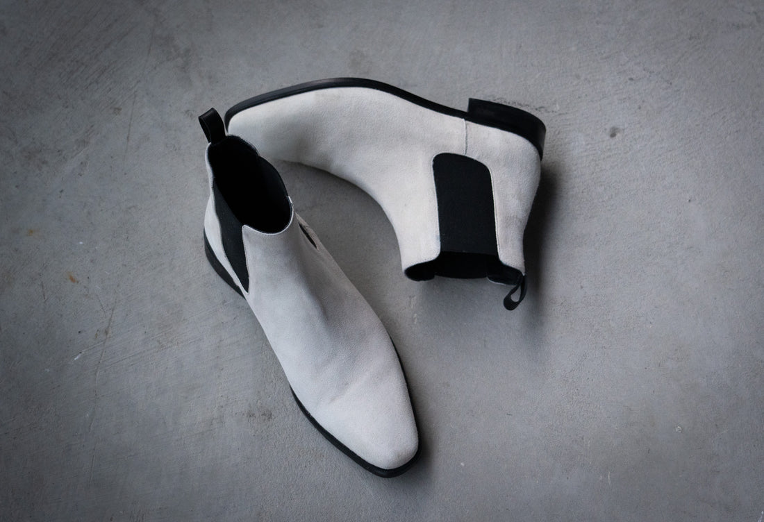 Blanc Chelsea Boots