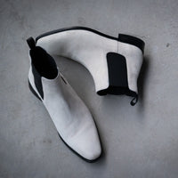 Blanc Chelsea Boots