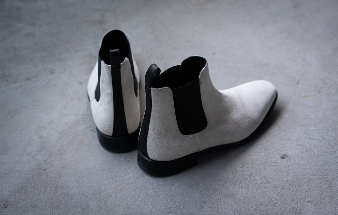 Blanc Chelsea Boots