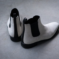 Blanc Chelsea Boots