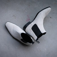 Blanc Chelsea Boots