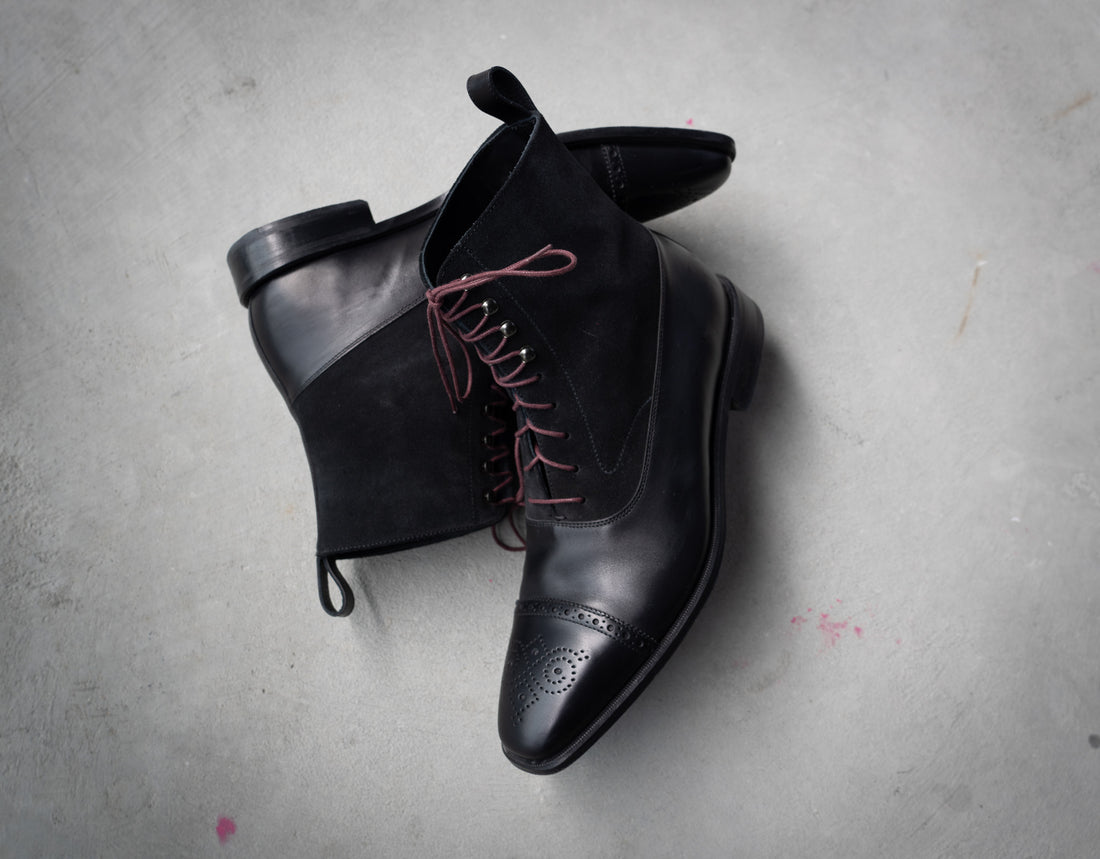 Black balmoral outlet boots