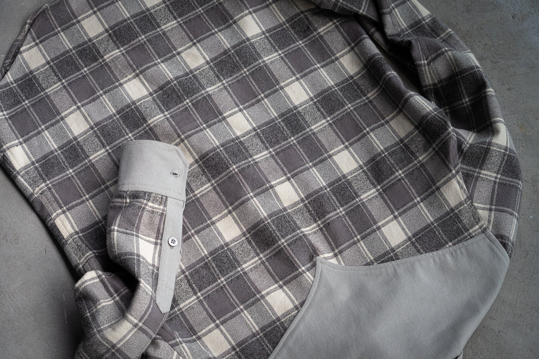 Slate Western Flannel