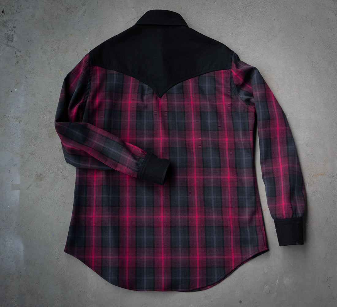 Magenta Western Flannel